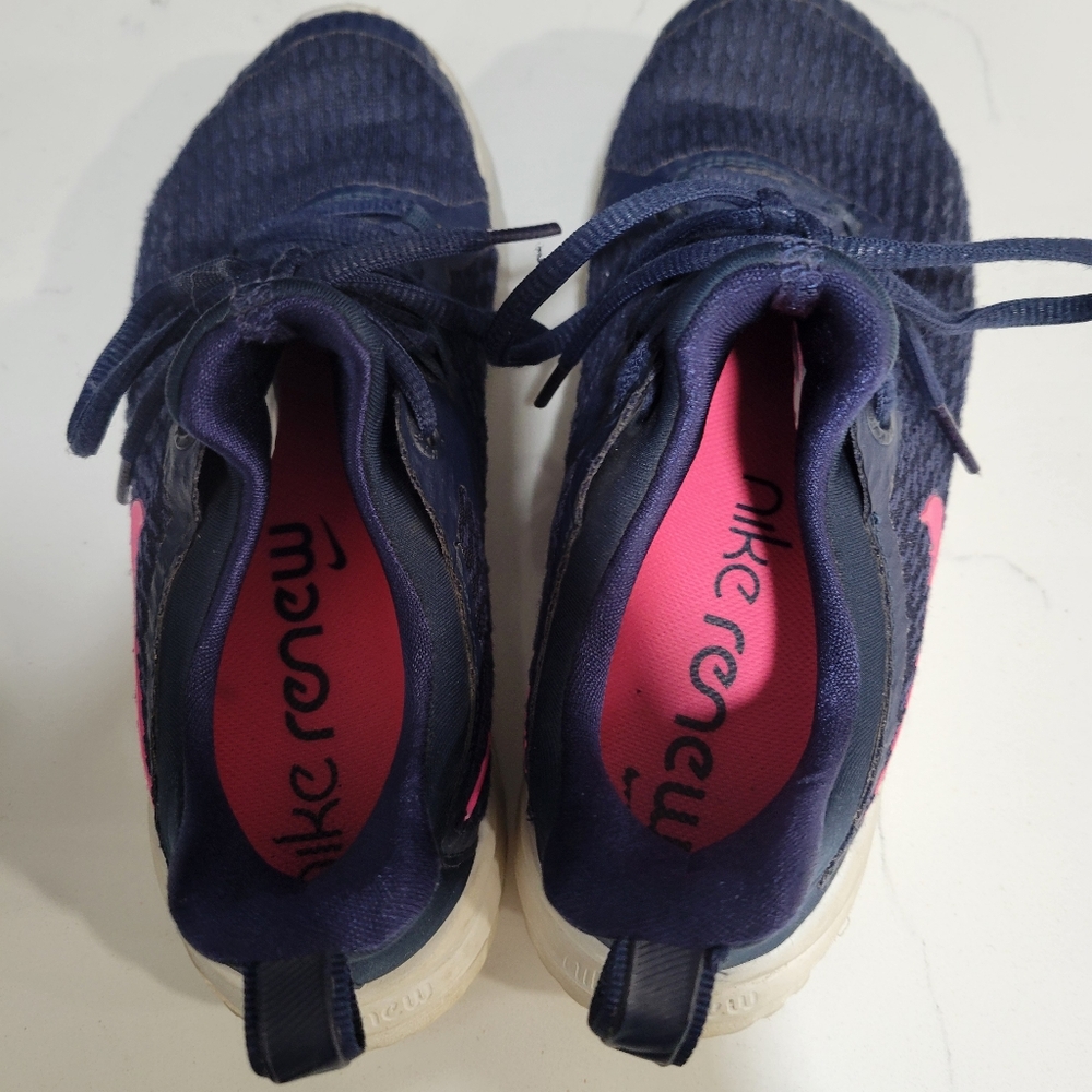Woman's Nike Blue and Pink Rival Running Shoes Size 5.5 - Picture 8 of 13